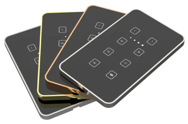 Touch panel bezels