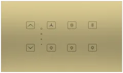 Gold finish