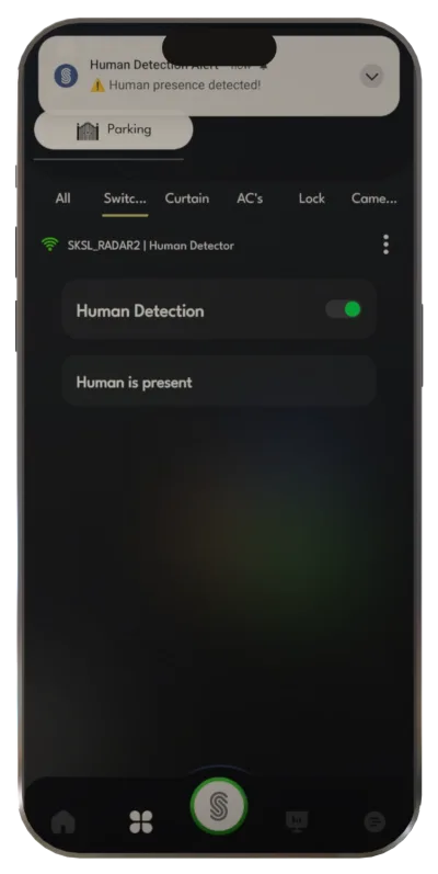 Skroman app on mobile